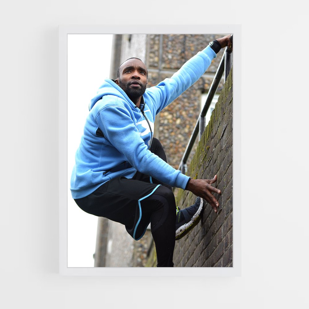 Poster Sebastien foucan – affiche Parkour et freerun (vue 3)
